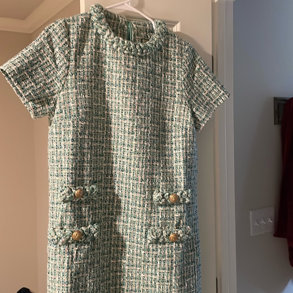Tuckernuck sea glass tweed Jackie dress